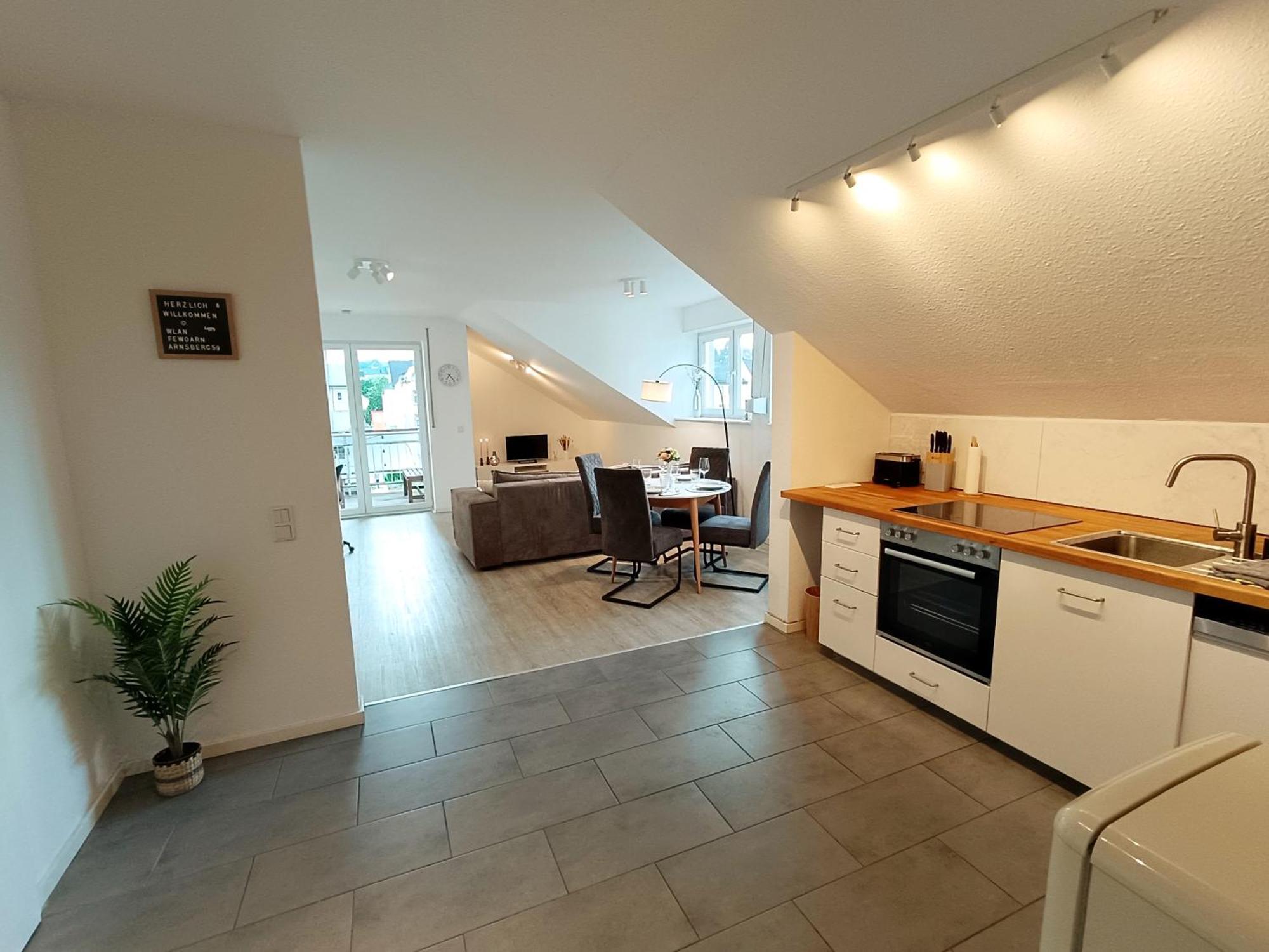 Ruhrheimat Ferienwohnung Am Ruhrtalradweg In Arnsberg Dış mekan fotoğraf